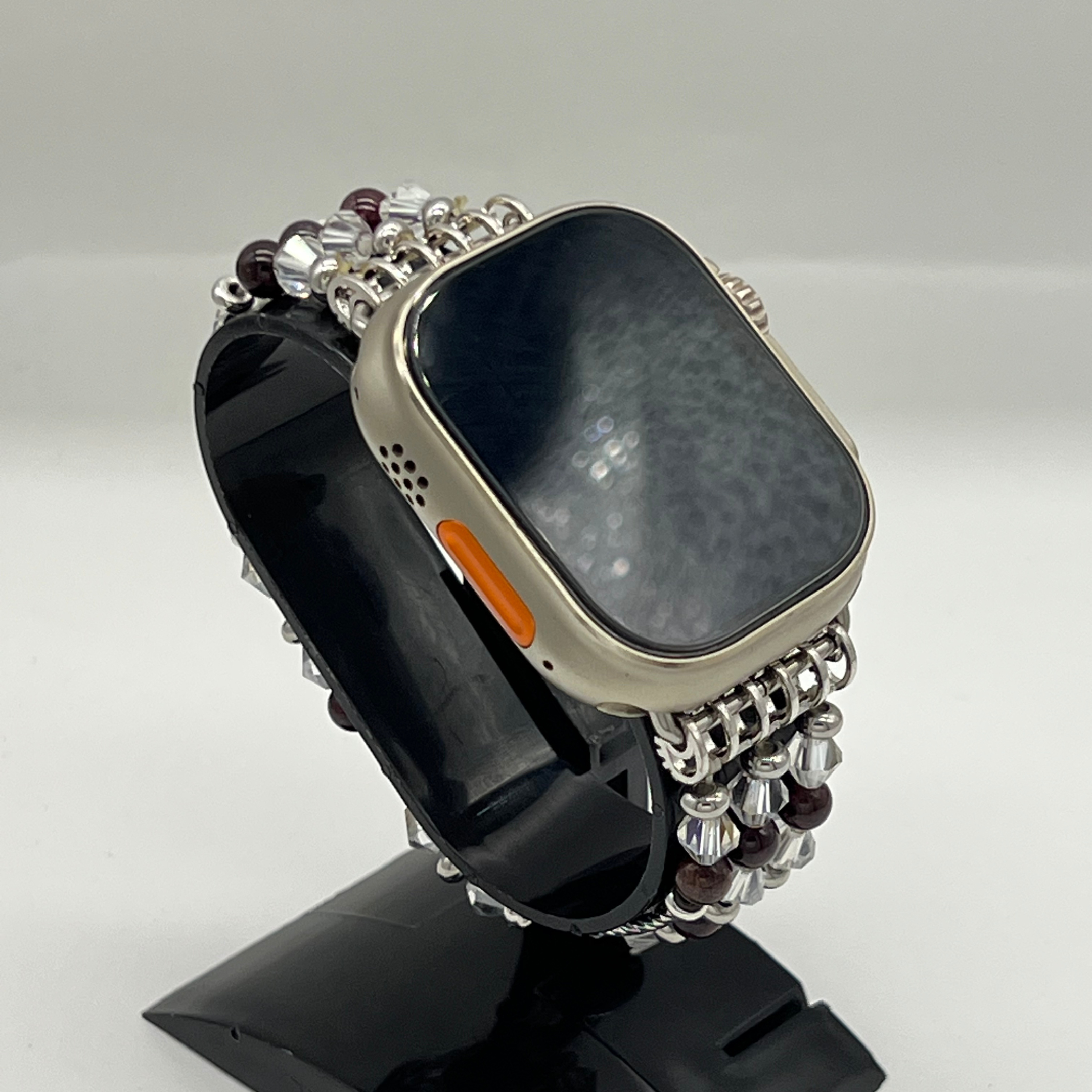 Elegant Beaded Bracelet Watch Strap